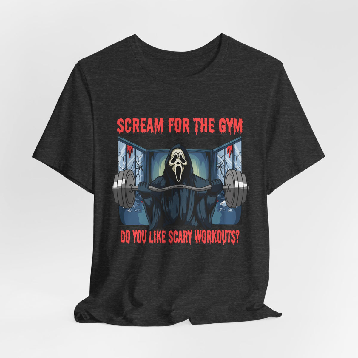 Scream For The Gym Unisex Jersey Short Sleeve Tee