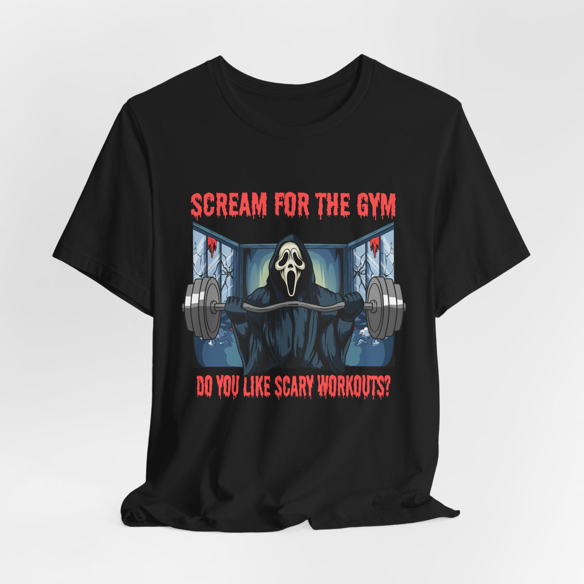 Scream For The Gym Unisex Jersey Short Sleeve Tee