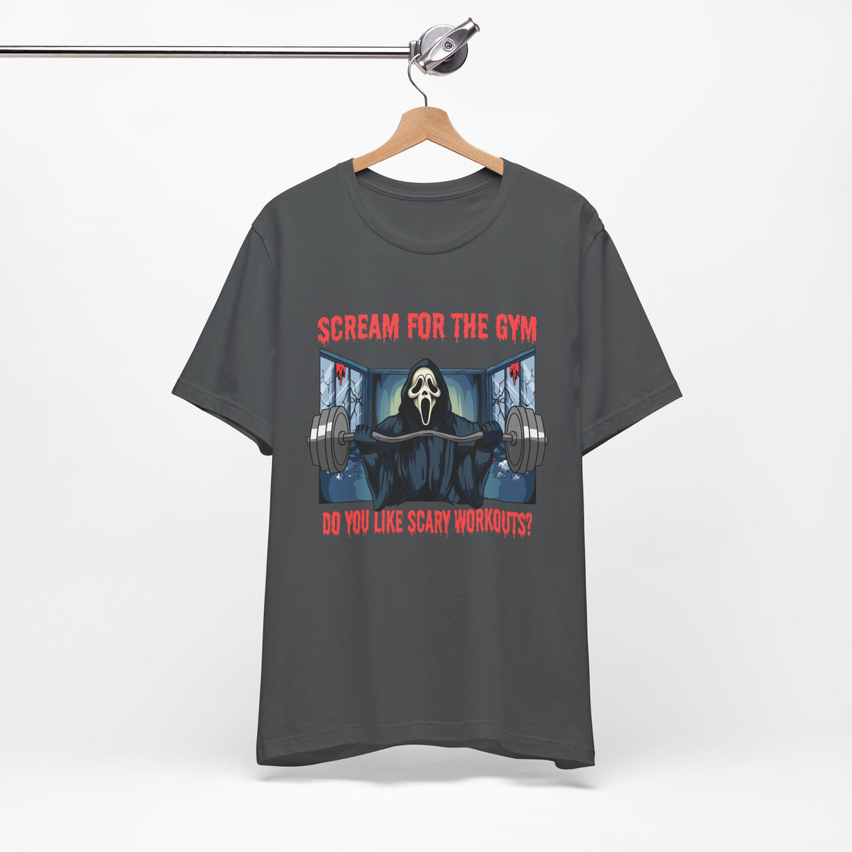 Scream For The Gym Unisex Jersey Short Sleeve Tee