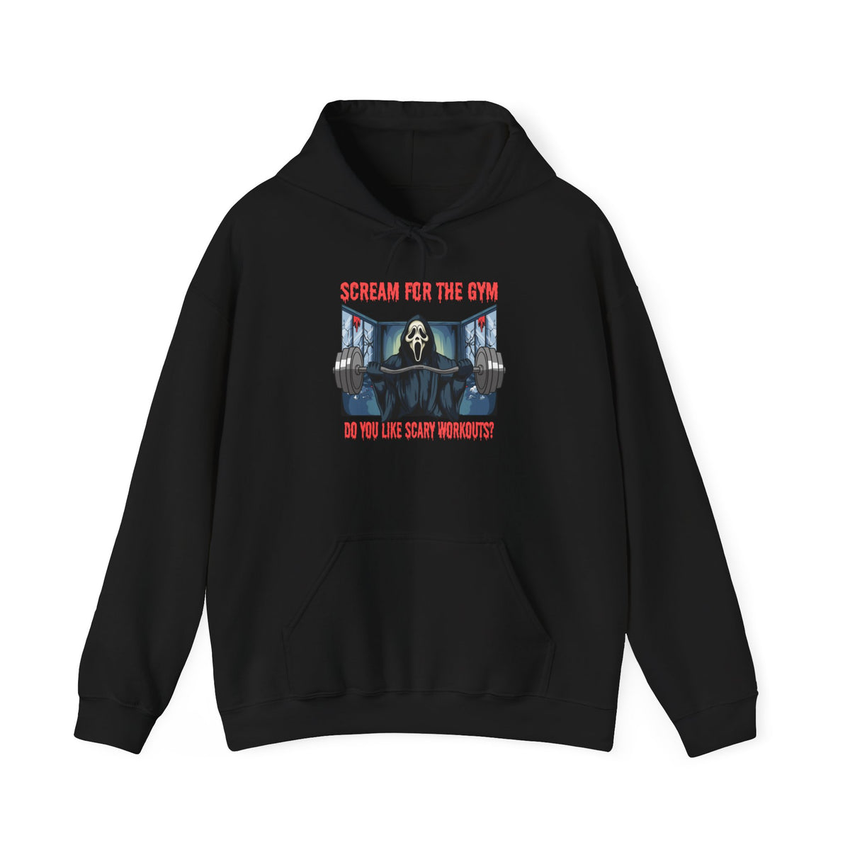 Scream For The Gym Unisex Hooded Sweatshirt